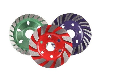 Three diamond grinding plates